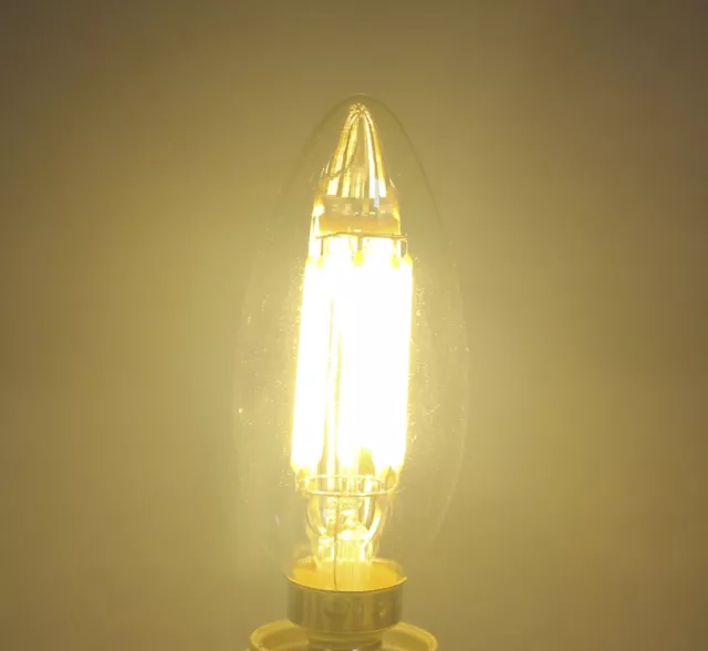 E12 E26 110V 2W 4W 6W 8W Retro Vintage Filament LED Candelabra/Globe Light Bulb 2