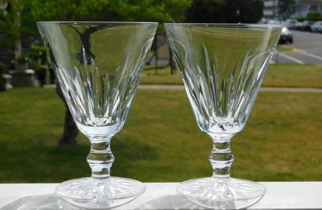 2 Waterford Crystal Eileen 5 1/2" Water Goblets Glasses