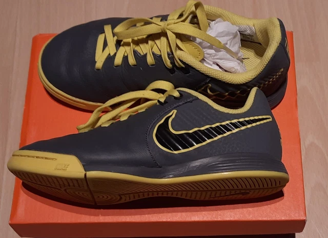 Nike JR Legend 7 Academy IC Lederschuhe Grau/Gelb EUR 29,5