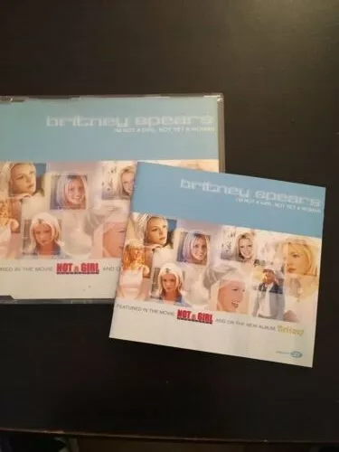 Britney Spears Maxi CD inclus mini book, I M NOT GIRL NOT YET A WOMAN