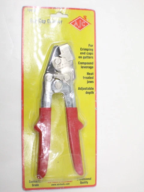 New Gutter End Cap Crimper 166-ECC AJC Contractor Grade