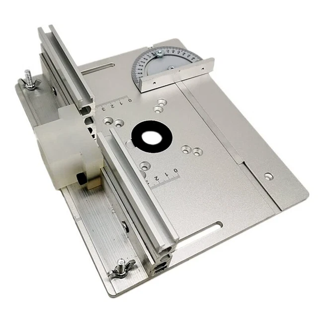 1 Set Router Trimmer Tool Lavorazione del Legno Router Flip Plate M7J9