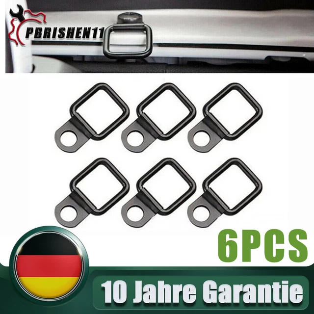 6X ZURRBÜGEL D-RINGE Anhänger Zurrösen Zurrmulde Zurrhaken Zurröse ...