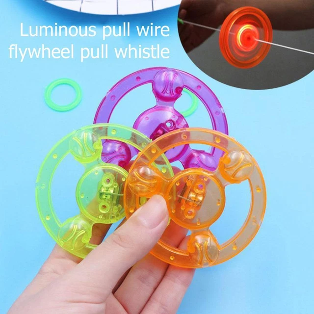 Colorful Glow Up Novelty Children's Toys Pull Line n CS Pull T1U2 Flywheel G2N7