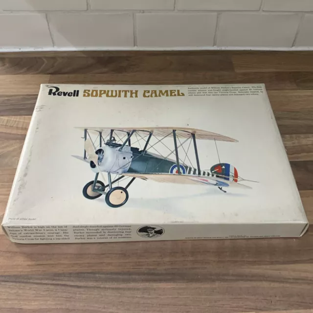 Sopwith Camel - Vintage Revell Kit H-291 from 1969 - Unassembled w/ Instructions