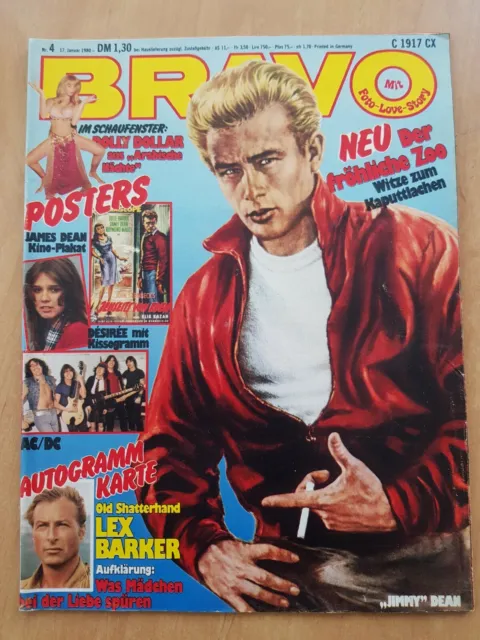 BRAVO HEFT Nr.4 / 17.01.1980 mit Starschnitt ohne Poster