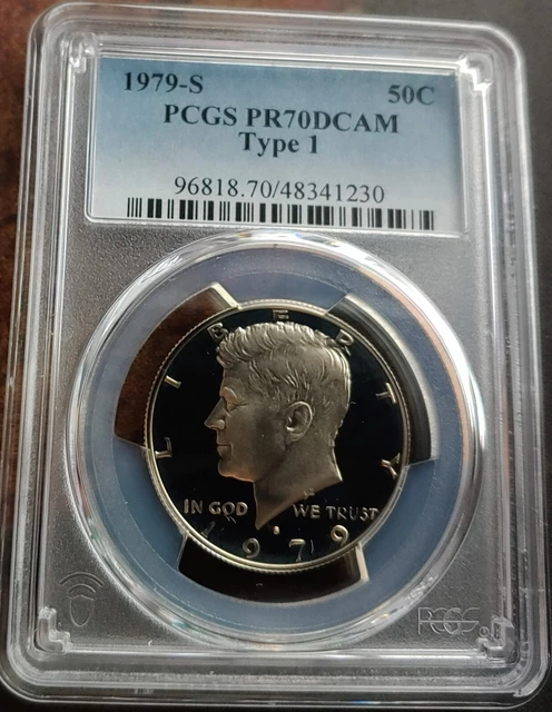 1979-S 50C Pcgs Pr70Dcam Kennedy Top Registry None Finer Jfk Half Dollar Coin