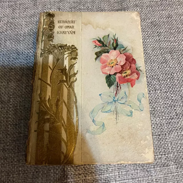Vintage Rubaiyat Of Omar Khayyam Edward Fitzgerald 1900 Caldwell HC Antique Rare