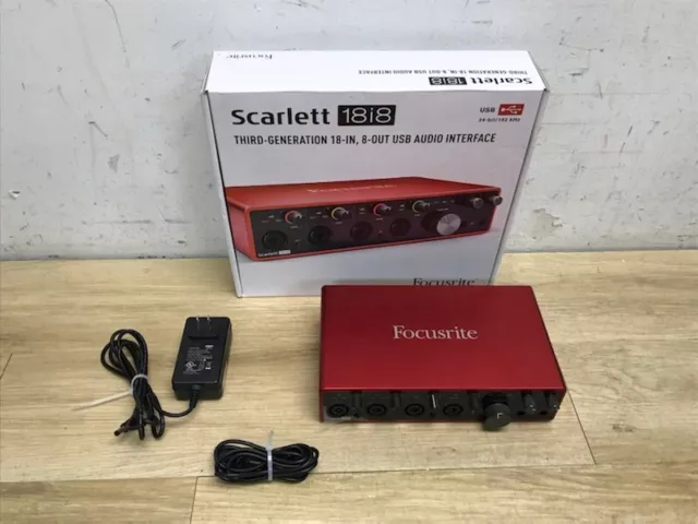 Focusrite Scarlett 18i8 3rd Gen USB 18-In 8-Out Audio Interface
