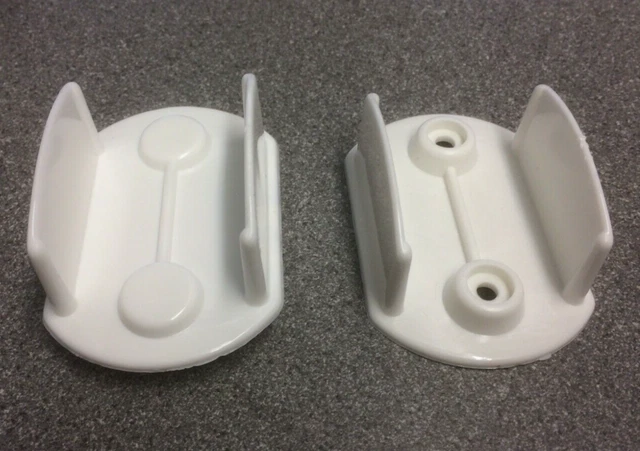 SHOWER DOOR WHITE Handle Set Elddis Compass Lunar Swift Caravan ...