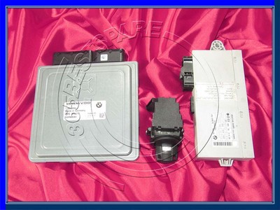 BMW 5'ies E60 E61 2.5i 3.0i N52 MOTORE ECU Set DME MSV70 CAS3 chiave di accensione LOCK 