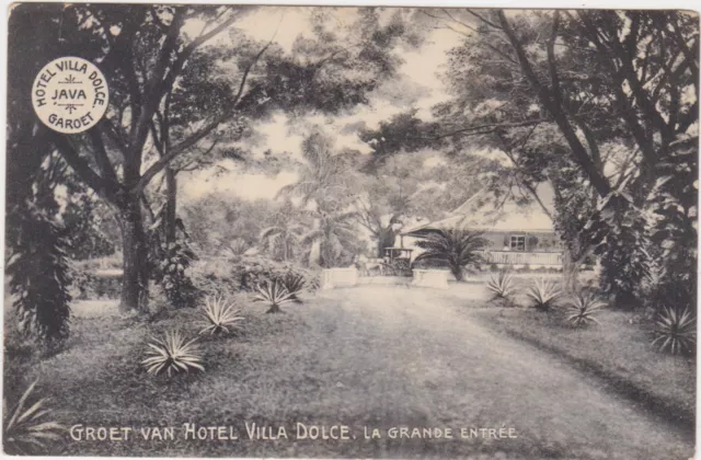 Java,Indonesia,Hotel Villa Dolce,Le Grande Entree,c.1909