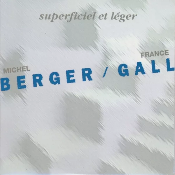 Michel Berger / France Gall CD Single Superficiel Et Léger - France (EX+/EX+)