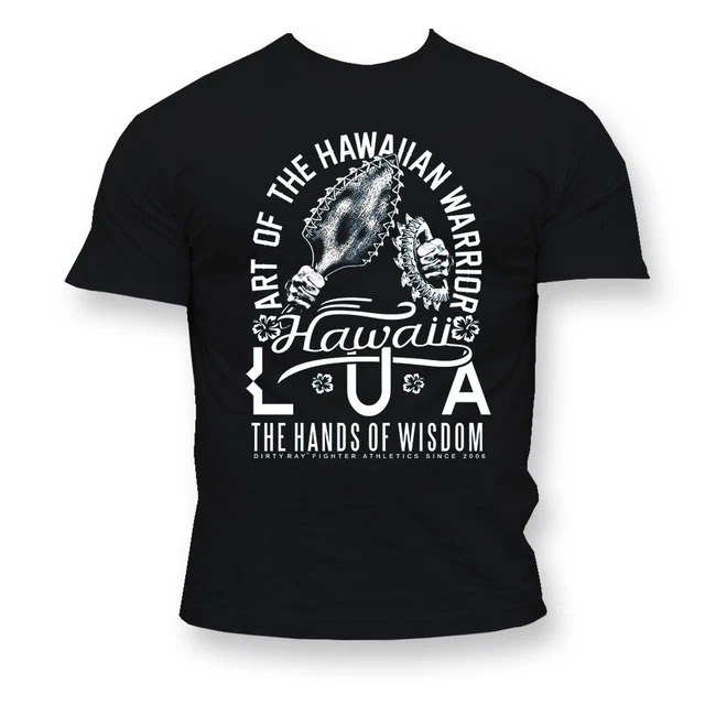 T-shirt uomo Dirty Ray Martial Arts MMA Lua Hawaiian Warrior arti marziali DT29
