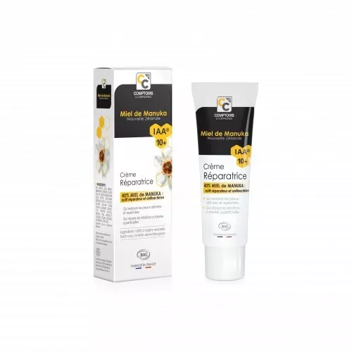 Crème Réparatrice 40 % Miel de Manuka IAA 10+ bio 40 ml Comptoirs et compagnies