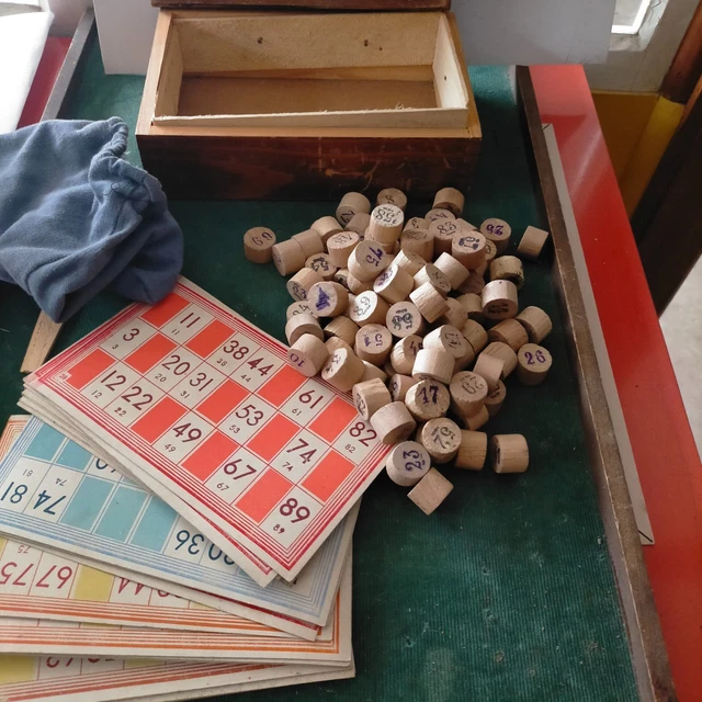 RARE: Lot 14 cartons chromos Jeu de Loto Artistique 19ème c