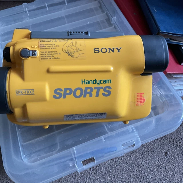 SONY SPK-TRX YELLOW Sports Pack Waterproof Camera Case Video