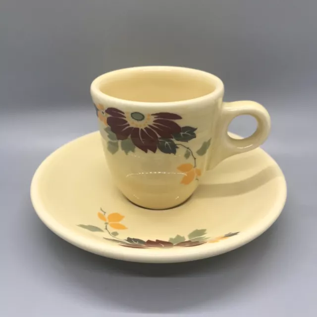 Fiesta Claret Clematis Demitasse Cup and Saucer Set | HLCCA Conference 2017 Demi