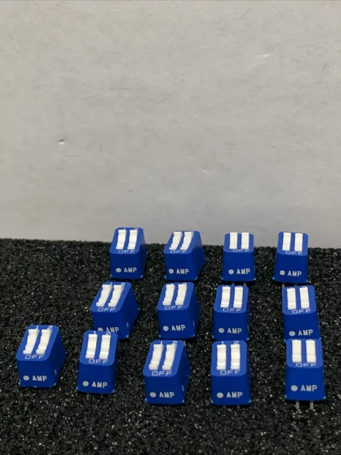 2-435640-9 Amp  Dip Switch (Lot Of 13)