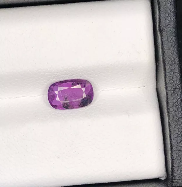 1.15 Carat Natural Cut Red purpleish, Sapphire ( Corundum )From Kashmir Pakistan