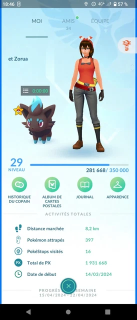 À combien se vendent les comptes Pokémon GO