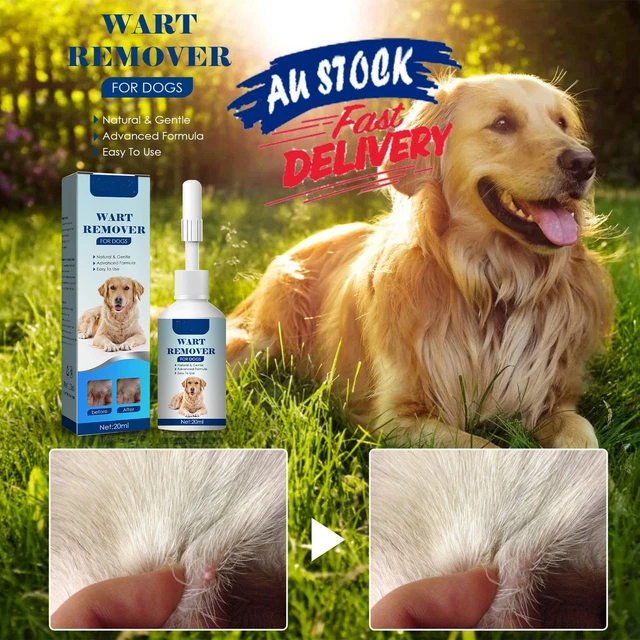Pet Dog Wart Remover Dogs Skin Tags Dog Wart Removal Body Natural Treatment 20ml