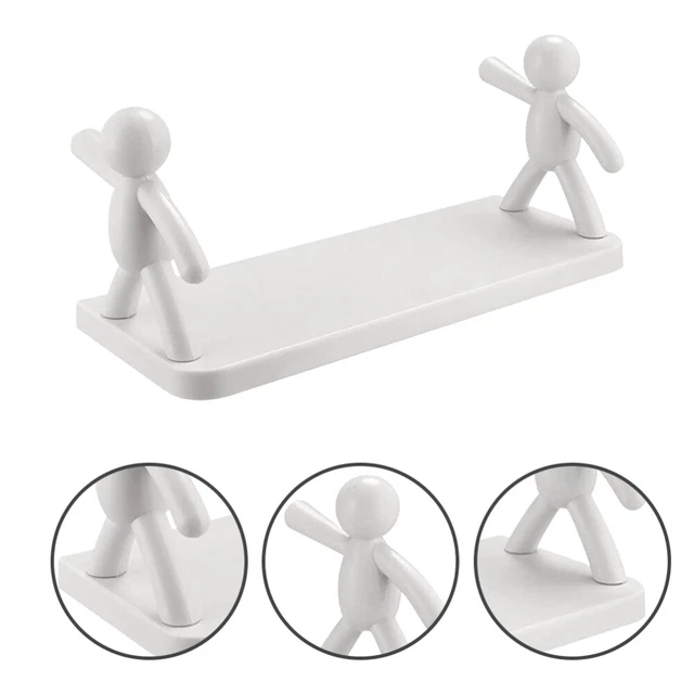 Supporto a parete cattivo gancio sospeso cesto parete scaffale cucina light grey Pp