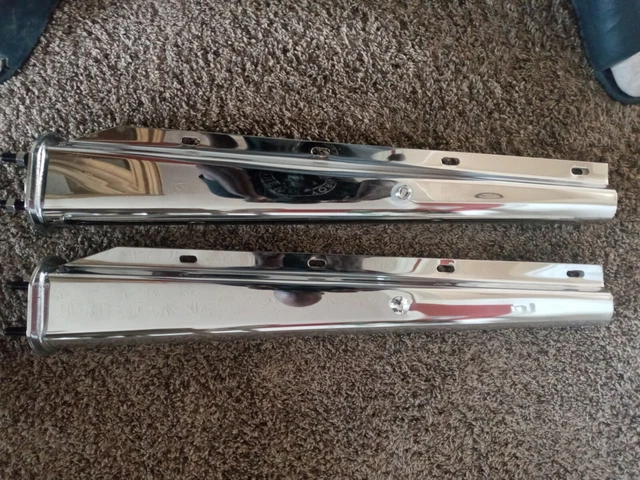 30"inch Chrome Mud Flap Hanger Set Spring Loaded 2 1/2" Bolt Pattern Semi Truck 30"inch Chrome Mud Flap Hanger Set Spring Loaded 2 1/2" Bolt Pattern Semi Truck