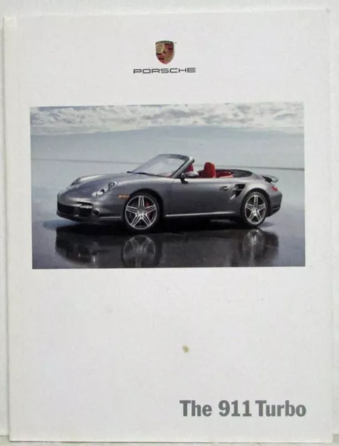 2008 Porsche 911 Turbo and Turbo Cabriolet Small Format Prestige Sales Brochure