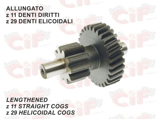 Ingranaggio Duplo Z11-29 Rinvio Allungato Piaggio Ciao Si Bravo Con Variatore