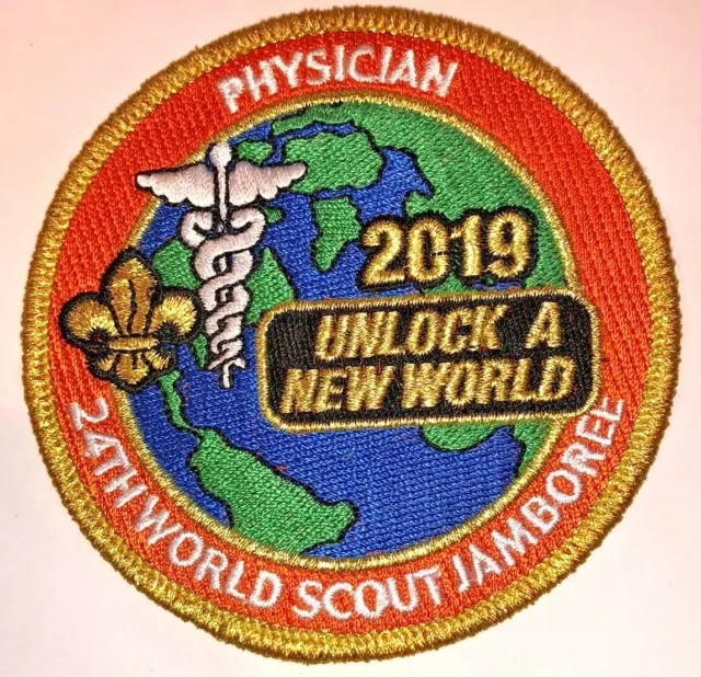 2019 Physician IST Staff Patch Badge 24th World Scout Jamboree Mondial Official