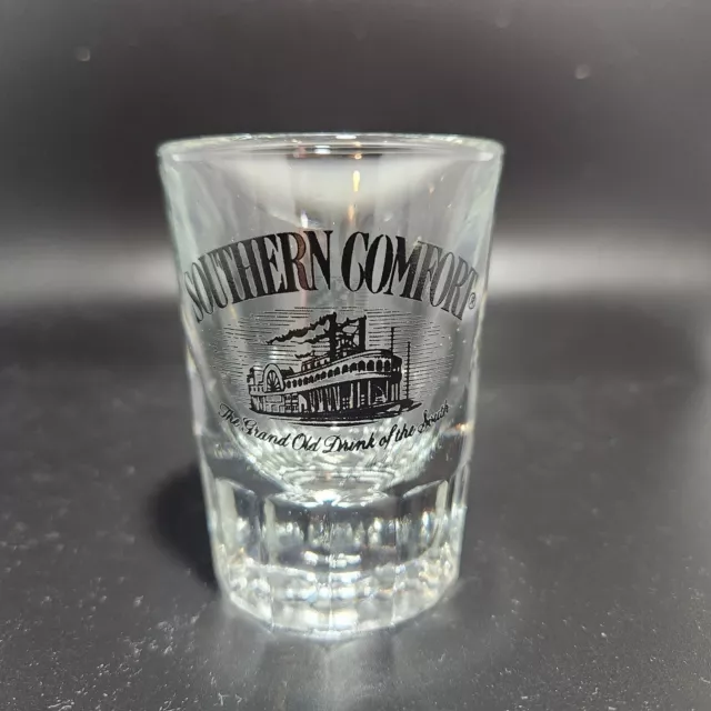 Southern Comfort Grand Old Drink Of The South Shot Glass Whiskey Heavy Thick