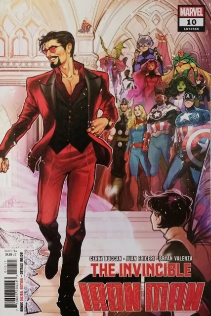 Invincible Iron Man #10 Main Cover A Marvel 2023 NM+