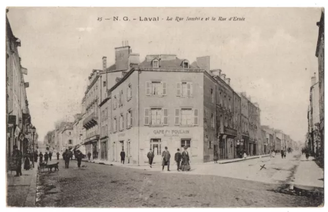 CPA 53 - LAVAL (Mayenne) - 25. La rue Joinville et la rue d'Ernée - N. G.