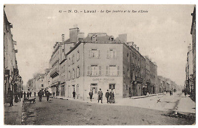CPA 53-laval (mayenne) - 25. street joinville et la rue d' ernée-n. g.