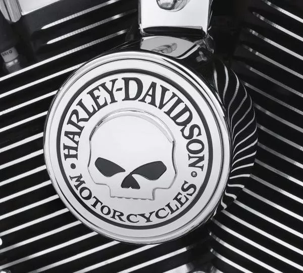 skull horn cover for harley davidson