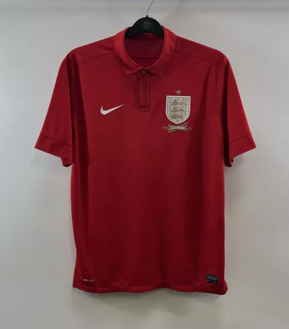 England 150th Anniversary Away Football Shirt 2013 Adults Large Nike F43