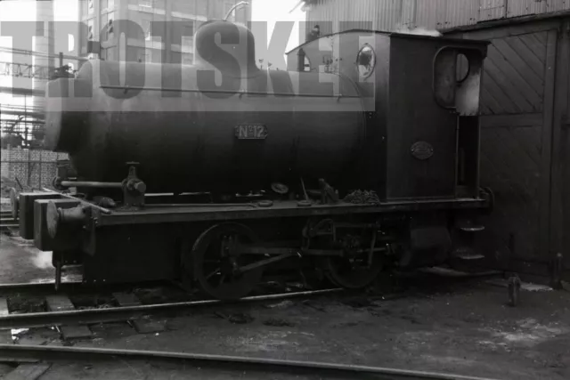 Larger Negative Industrial Steam Loco Beckton By Products HL3595/24 No 12 1958