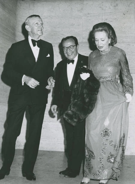 FRED ASTAIRE AND dance Adele Astaire at 'Gala Tribute Honori 1973 Old