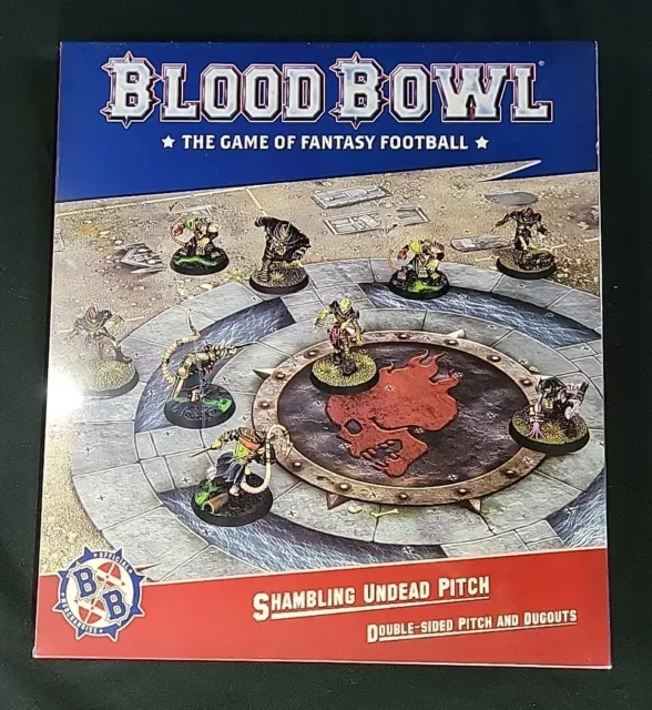 Pitch & Dugouts de doble cara CAMPO BLOOD BOWL SHAMBLING NO-MUERTOS