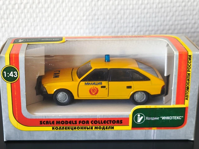 Miniature Voiture Moskvich 433, échelle 1:43 - Série Olympique 80, URSS, Novoexport