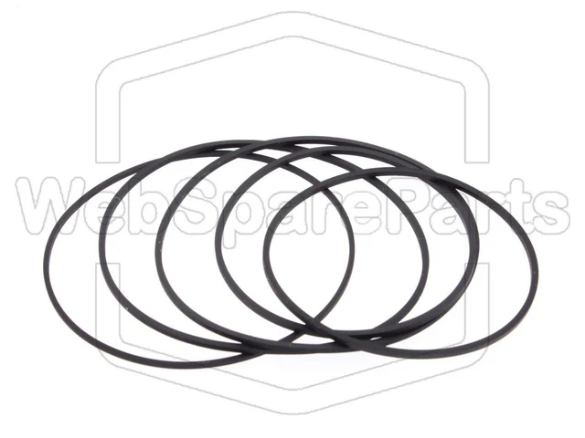 Courroie En Caoutchouc Carrée Universelle Pour Machine à Cassette, Mélange De Ruban, Largeur De 1.2mm, 30-40mm