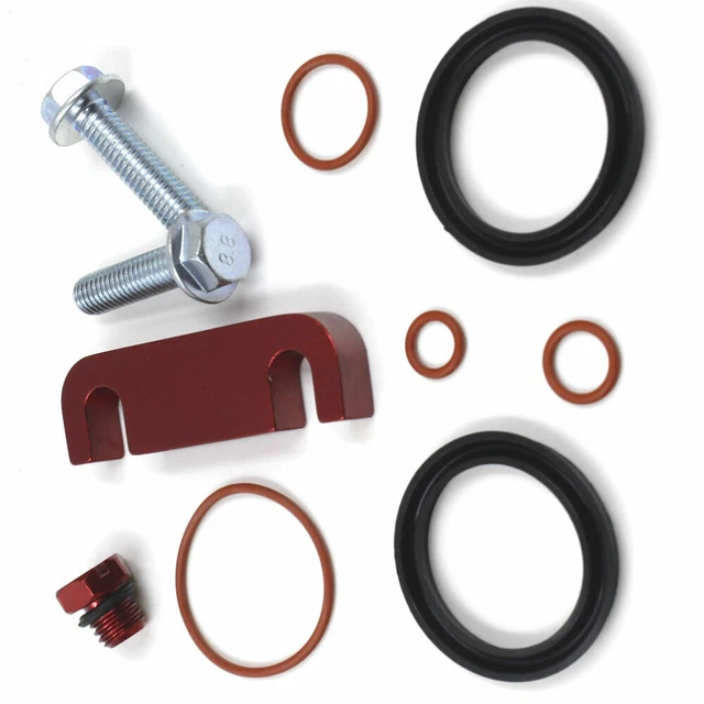 6.6 FUEL FILTER Head Rebuild Kit w/Bleeder Screw For Duramax LB7 LLY