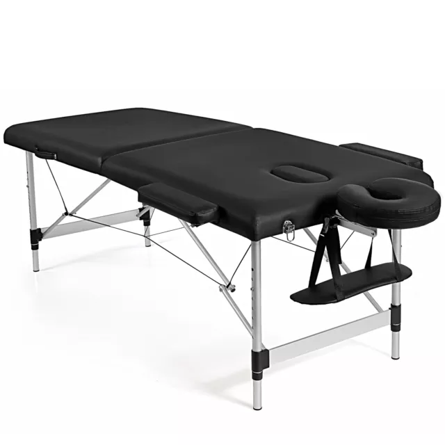 COSTWAY 84&L PORTABLE Massage Table Adjustable Salon Spa Bed w/ Carry