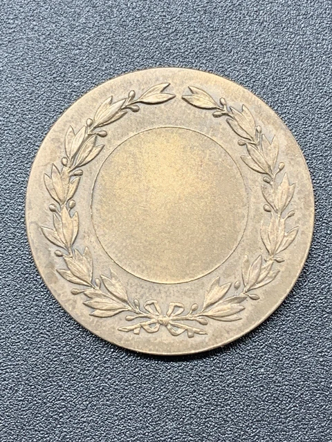 MÉDAILLE ANTIQUE VINTAGE italienne 1976 bronze laiton Italie course