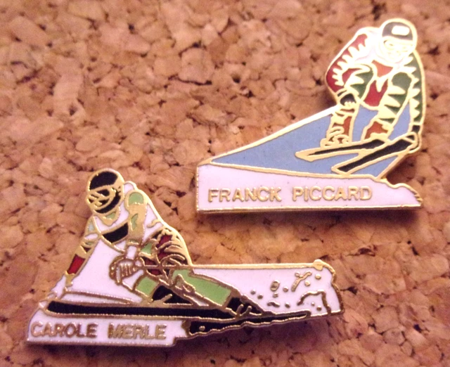 Insigne Club Alpin Français Augis Lyon lot de deux insignes