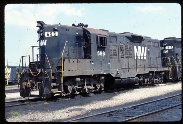Original Rail Slide - NW Norfolk & Western 696 no location 7-15-1985