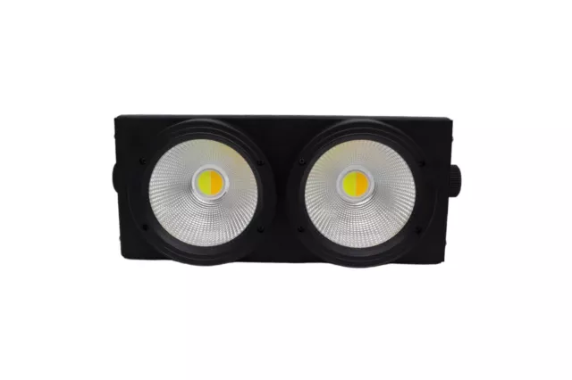 Accecatore a 2 LED 200W Luce Calda/Fredda DMX512 Presa Powercon