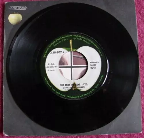 The Beatles  "Let it be" Apple 2C 006-04353 BIEM pochette type 2 avec languette 3