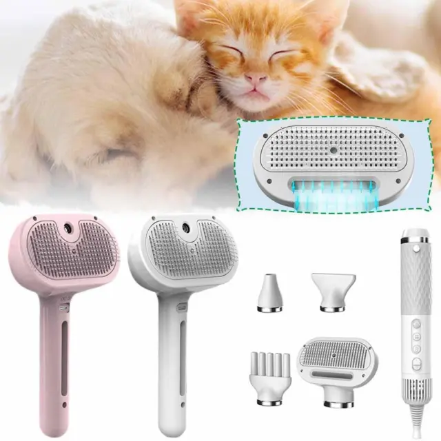 Asciugacapelli per cani, asciugacapelli portatile 5 in 1 per cani con regolazione intelligente della temperatura